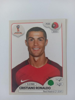 Cristiano Ronaldo 2018 World Cup sticker new