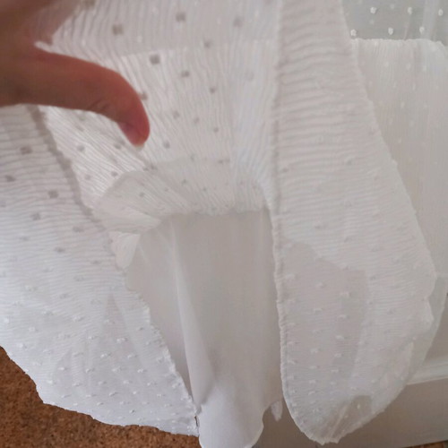 Zara t-shirt like new, white, size XS with bow