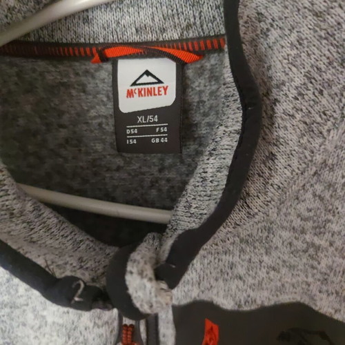 McKinley jacket new, size XL, gray with pockets