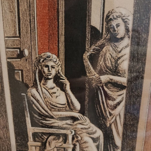 Karavouzis Épreuve d’Artiste print with frame, like new