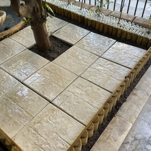 White 40x40 Pavement Tiles new, pack of 30
