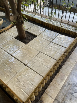 White 40x40 Pavement Tiles new, pack of 30