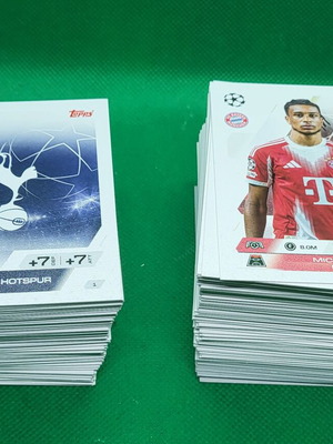 Κάρτες Match Attax 2025-26 καινούργιες, πακέτο 262 μονές και διπλές