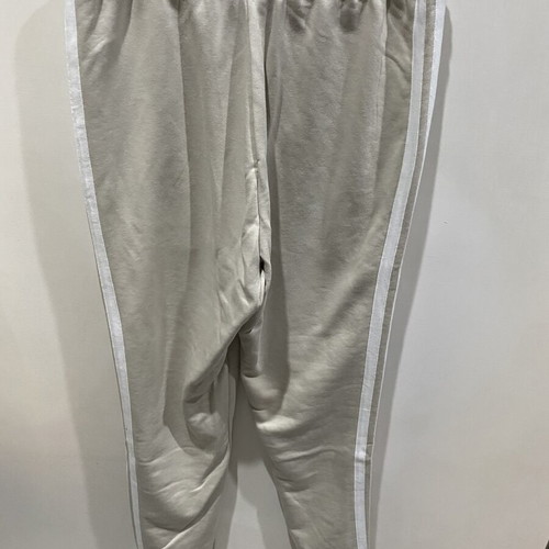 Adidas Essentials 3Stripes French Terry Pants new, beige, size M