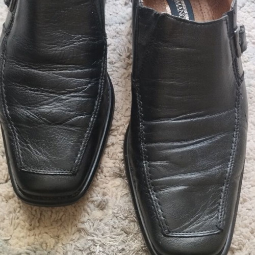 Romano Sicari handmade leather scarponi men's shoes size 40 used