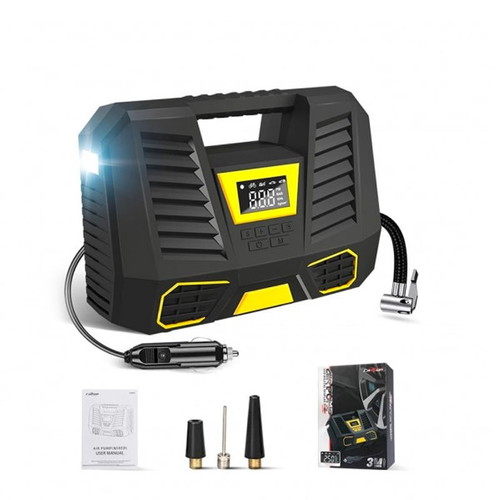 Air pump with LED display and digital pressure indicator, new