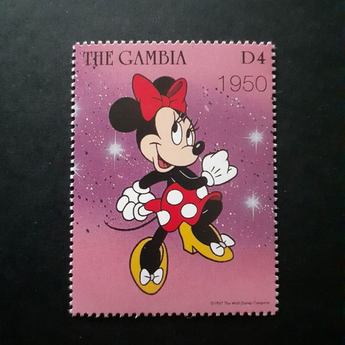 Minnie Mouse Stamp Set Thru The Years 1997, mint condition