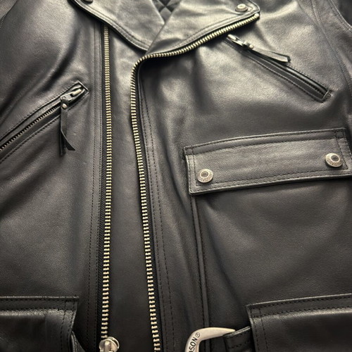Harley Davidson leather jacket new, made in USA, medium