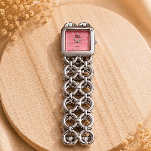 Ieke women's watch silver bracelet vintage style used