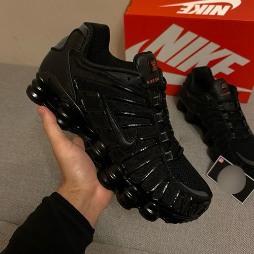 Nike Shox TL new black athletic shoes size 43
