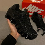 Nike Shox TL new black athletic shoes size 43