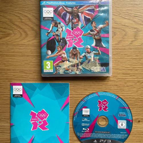 PS3 London 2012 used, complete with manual, 2 pieces