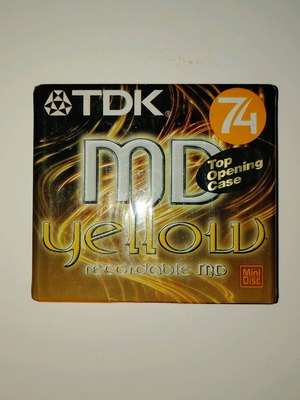 Mini Disc TDK MD 74 Color Series Yellow σαν καινούργιο