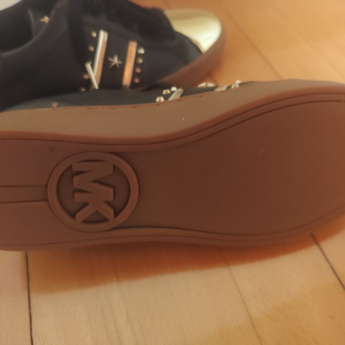 Michael Kors sneakers size 39, like new, black with gold details
