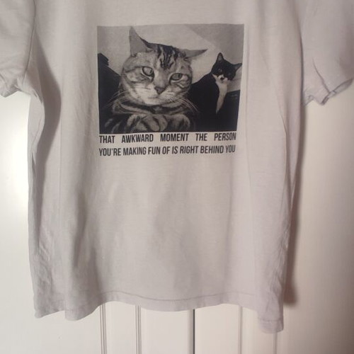 Women's T-Shirts set of 4 like new, colorful prints S/M