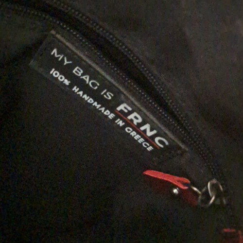 Backpack FRNC burgundy with black like new