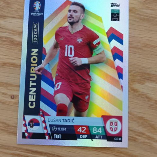 Dusan TADIC Centurion Topps Match Attax Euro 2024 new