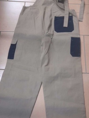 Kapriol Kalahari work overalls with suspenders beige new