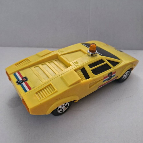 Retro Lamborghini Countach toy used with original box