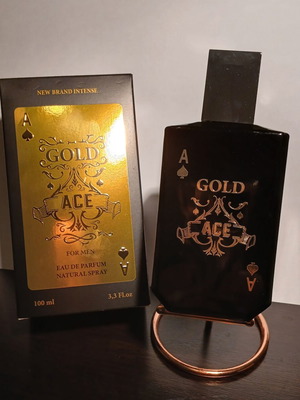 Gold Ace Eau de Parfum for Men by New Brand Intense, 100ml