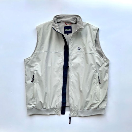 AIGLE Men's Sleeveless Jacket Vest Gray Like New Size XL