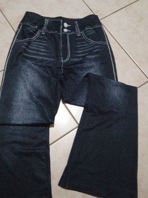 Elastic pants, black, size M / 38 / 10