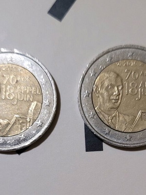 2 € Coin France like new, 70 ans 18 appel juin 2010