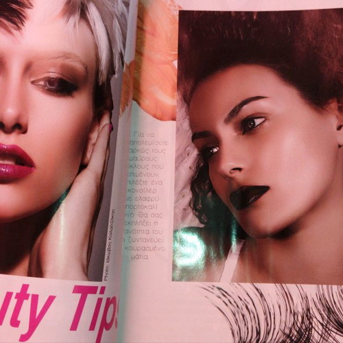 Fashion and makeup magazines used, set of 3 issues