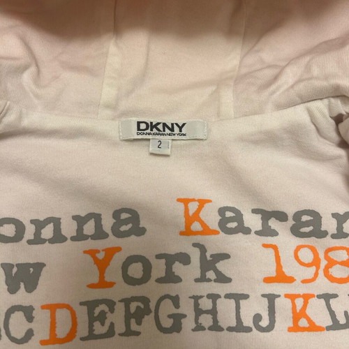 DKNY kids jacket orange like new for 2-3 years old
