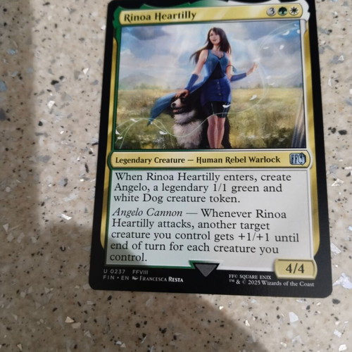 mtg rinoa card (Full Art) (August 2022) [Opus XIII Promo Cards] Sleeve count is 100 count per pack. Rinoa - Hidden Hope -