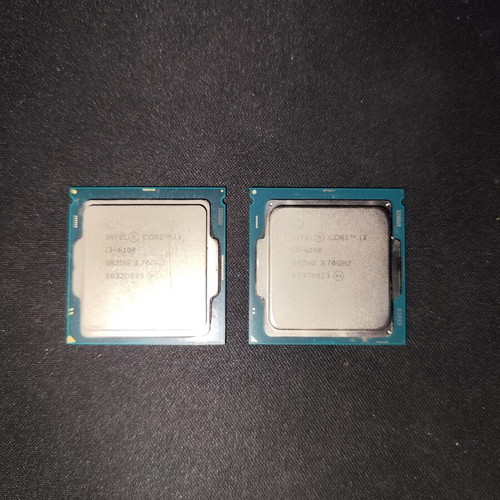 Intel Core i3 6100 Skylake LGA1151 CPU, pack of 2