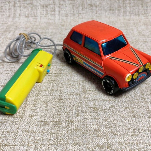 Grand Prix Monaco Mini Cooper Battery Remote Control Vintage 80s New