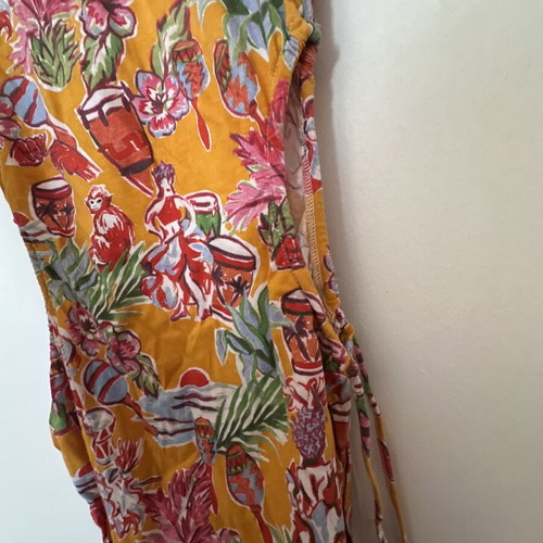 Zara summer dress like new with colorful motifs
