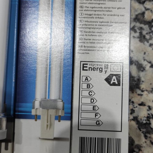 Philips Master PL-S 9W fluorescent lamp new, G23 base, cool white