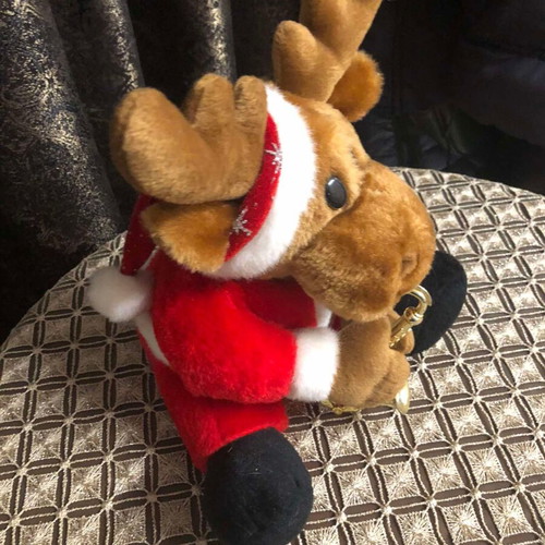 Musical toy Christmas reindeer like new