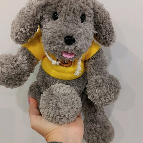 Handmade knitted puppy custom made