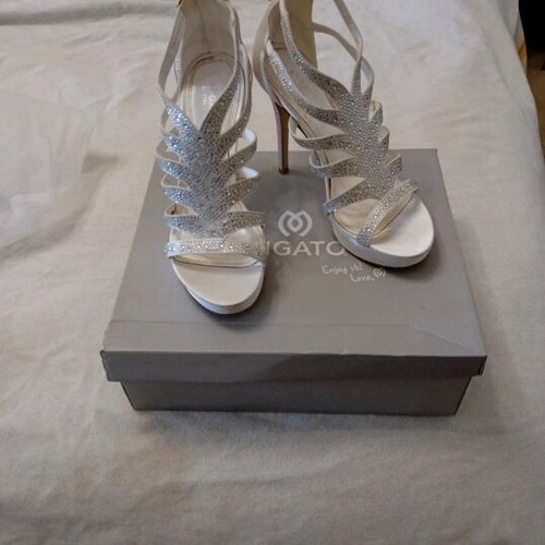 Migato bridal shoes like new, worn once, size 38