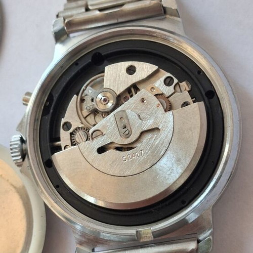 Slava Automatic Retro 1970 wristwatch like new, Leningrad