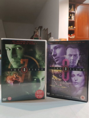 X-files season 7 and 8 DVD used with subtitles