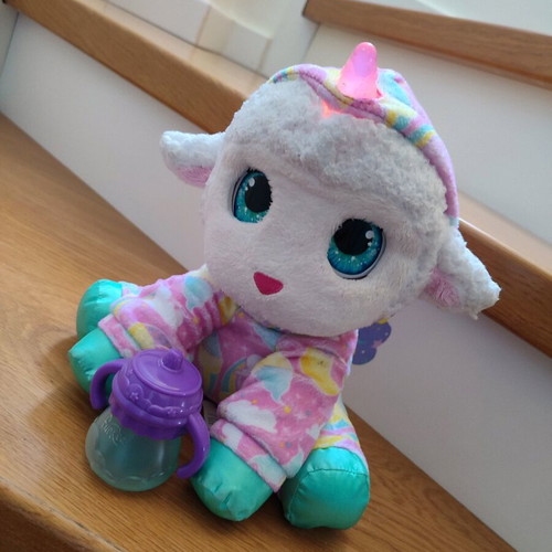 Hasbro furReal Sweet Jammiecorn lamb unicorn interactive plush toy used