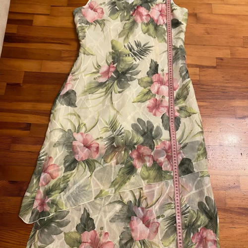 Vintage floral summer dress, airy, like new, size large