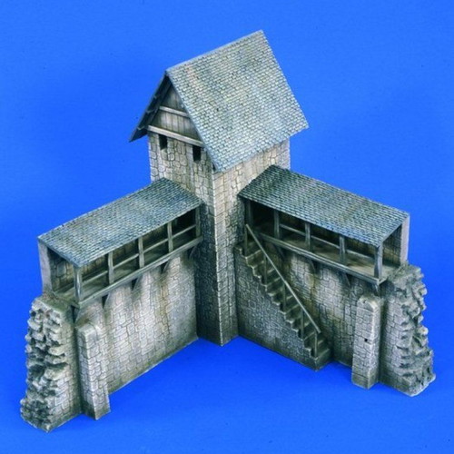 Ruined Medieval Castle 1/35 scale model kit new
