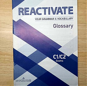 Reactivate your grammar and vocabulary C1/C2 exams Glossary
