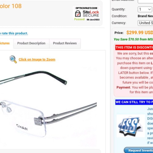 Chanel women's glasses like new, frames