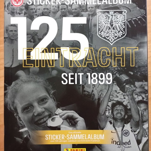 Panini Eintracht Frankfurt sticker album like new, German edition
