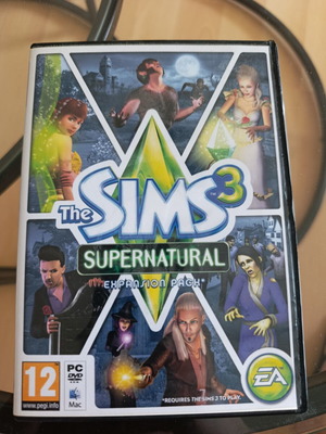 The Sims 3 Supernatural expansion pack game like new, PC/Mac
