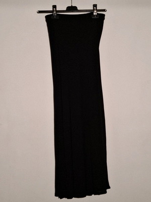 Black mesh skirt used with double weave and slim fit
