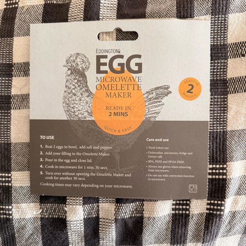Eddington’s Microwave Omelette Maker like new