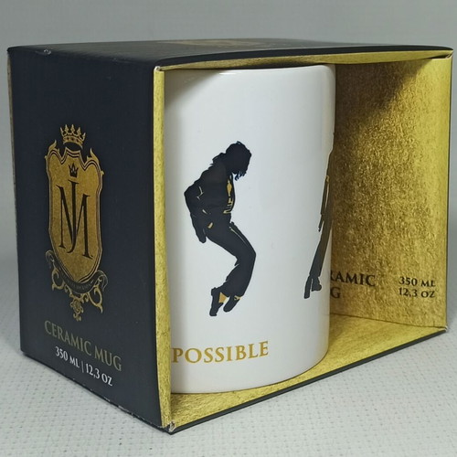 Michael Jackson Nothing Is Impossible 350ml Ceramic Mug new