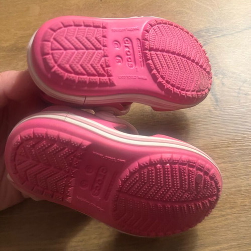 Πέδιλα Crocs παιδικά ροζ φούξια Νο 5 σαν καινούργια